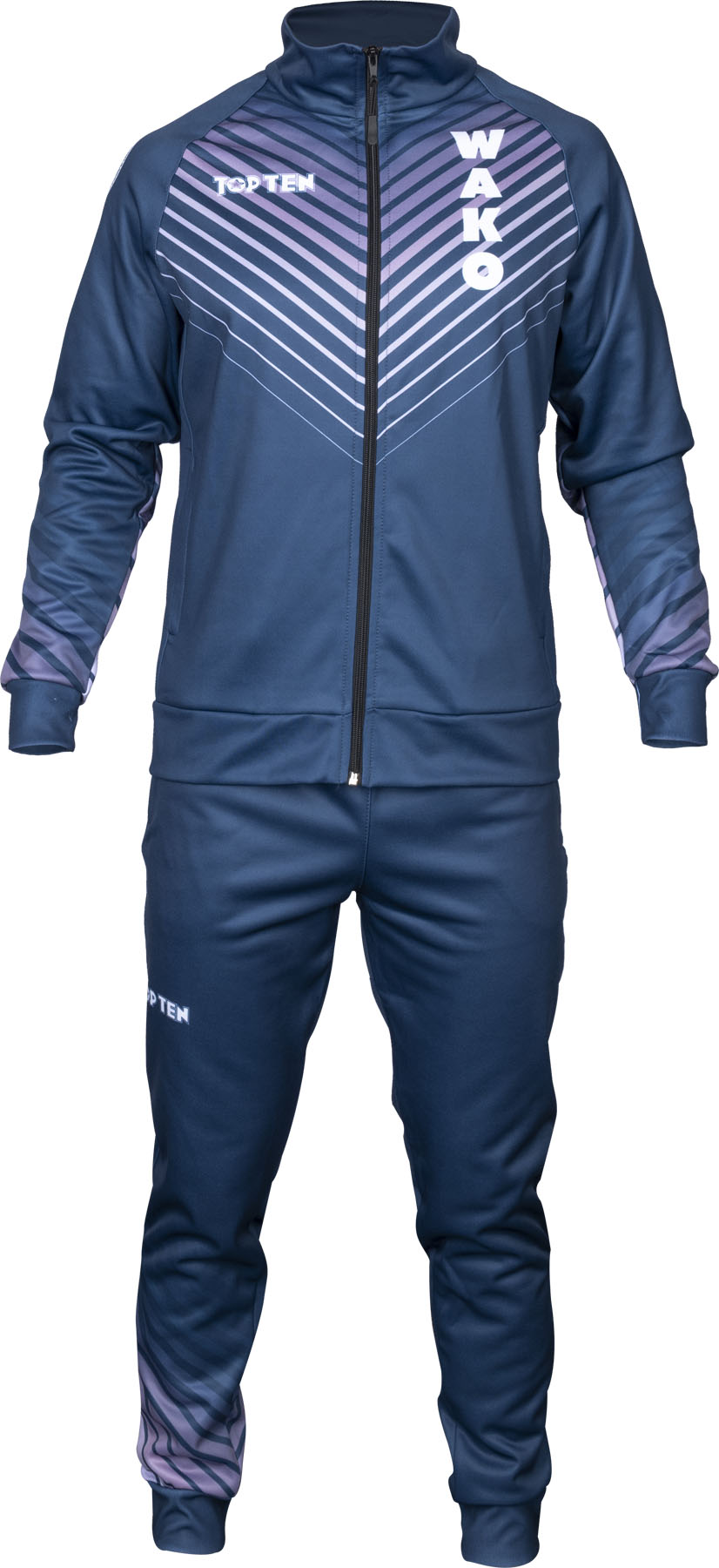 TOP TEN Tracksuit “WAKO Rail” = 200 cm Blue XXL at Bytomic Trade and Wholesale
