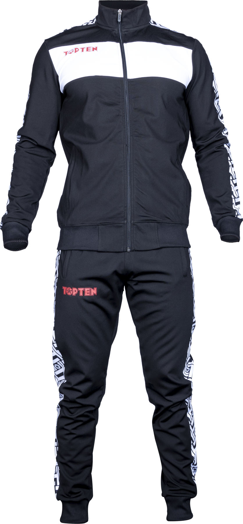 TOP TEN Tracksuit “PRISM” Black/White Black - White 128 cm 128 at Bytomic Trade and Wholesale