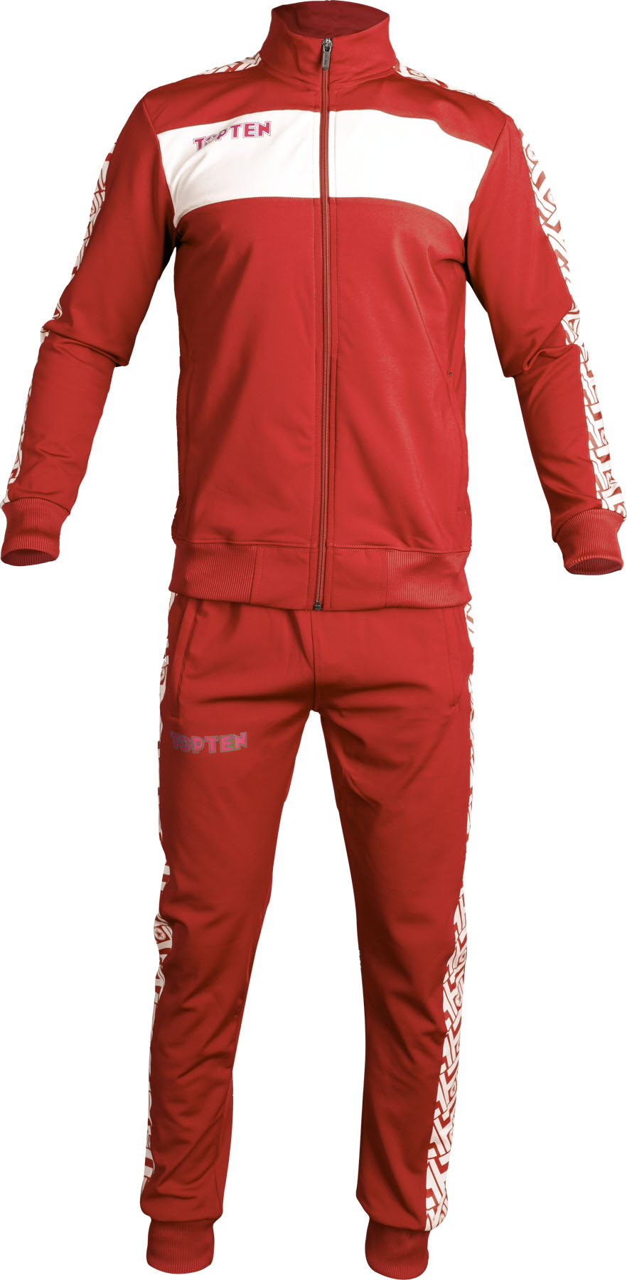 TOP TEN Tracksuit “PRISM” Black/White Red - White 128 cm 128 at Bytomic Trade and Wholesale