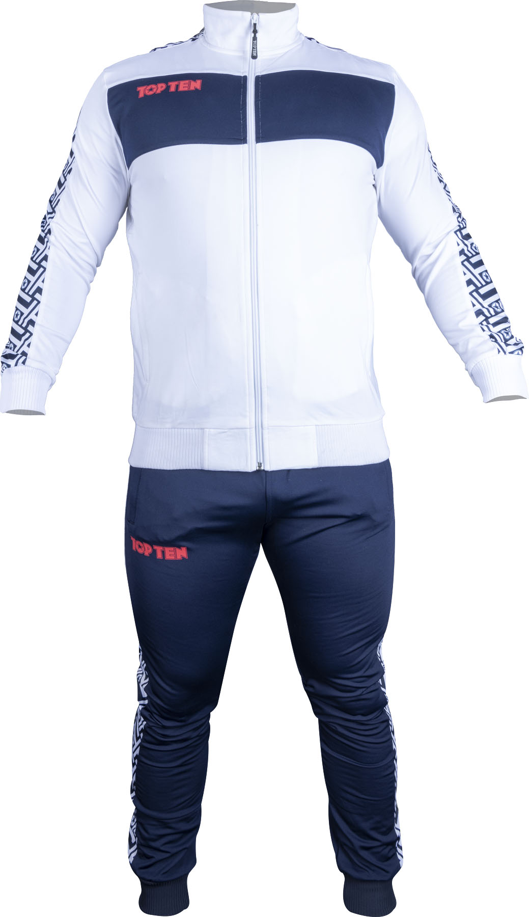 TOP TEN Tracksuit “PRISM” Black/White White - Darkblue 128 cm 128 at Bytomic Trade and Wholesale