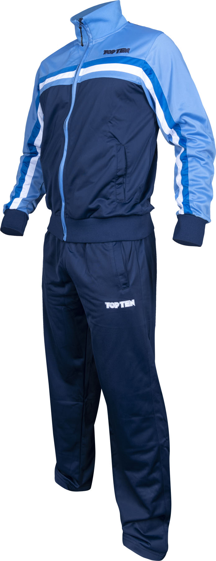 TOP TEN Tracksuit “Royal Blue” = bluewhite at Bytomic Trade and Wholesale