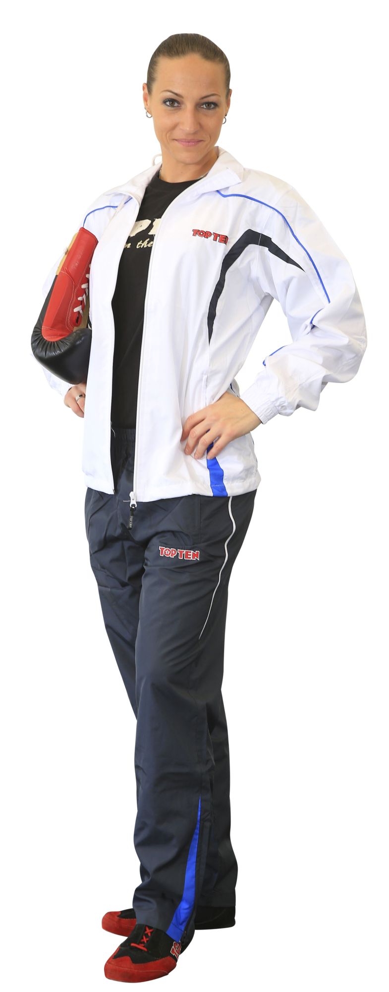 TOP TEN Tracksuit = bluedarkblue White - Blue 128 cm 128 at Bytomic Trade and Wholesale