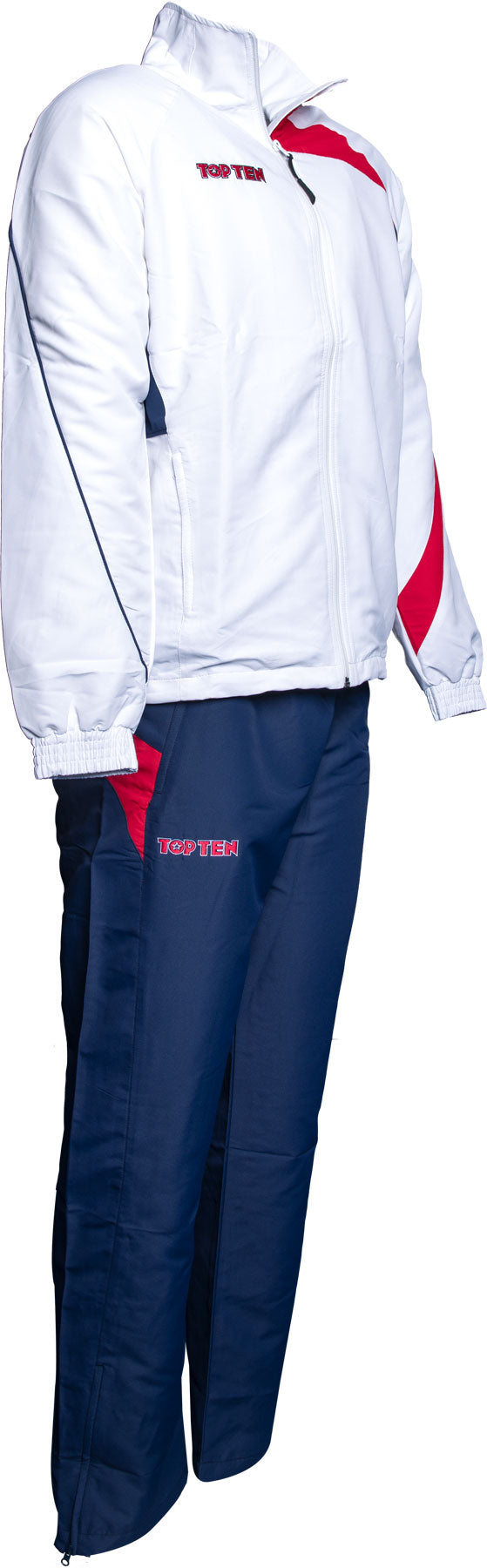 TOP TEN Tracksuit “Premium” = whitedarkblue at Bytomic Trade and Wholesale