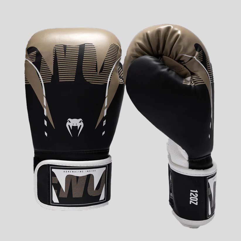 Venum Adrenaline Boxing Gloves Black/Sand at Bytomic Trade and Wholesale