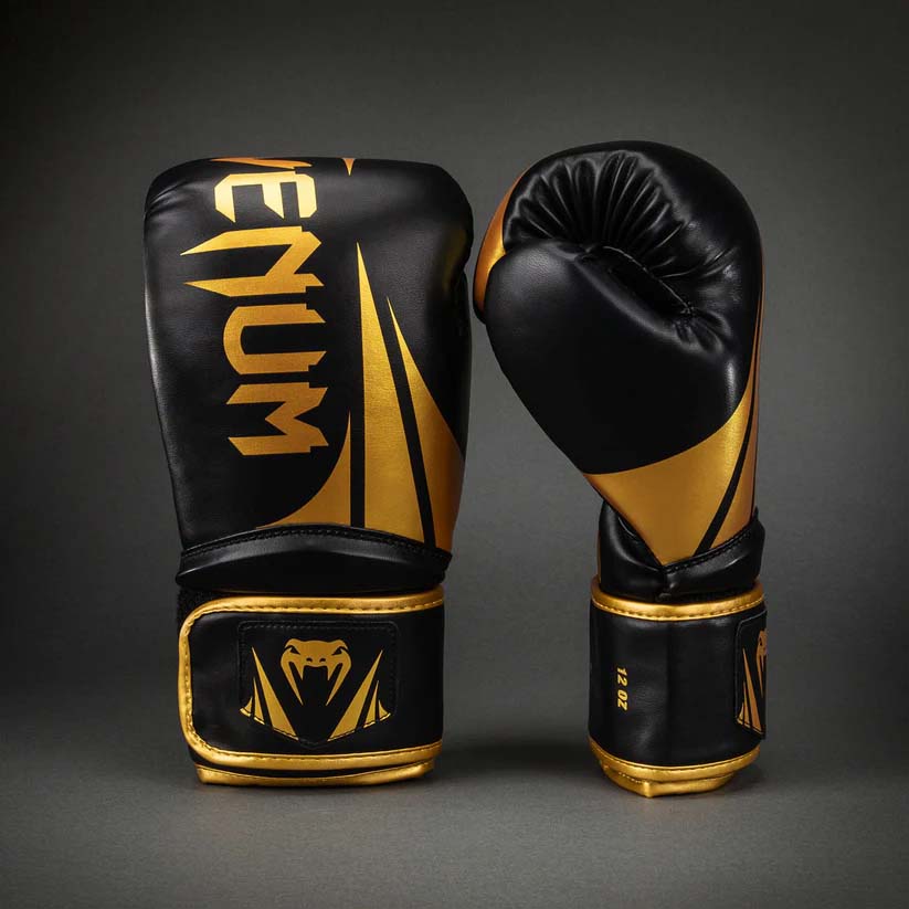 Venum Challenger 2.5 Boxing Gloves Black/Gold at Bytomic Trade and Wholesale