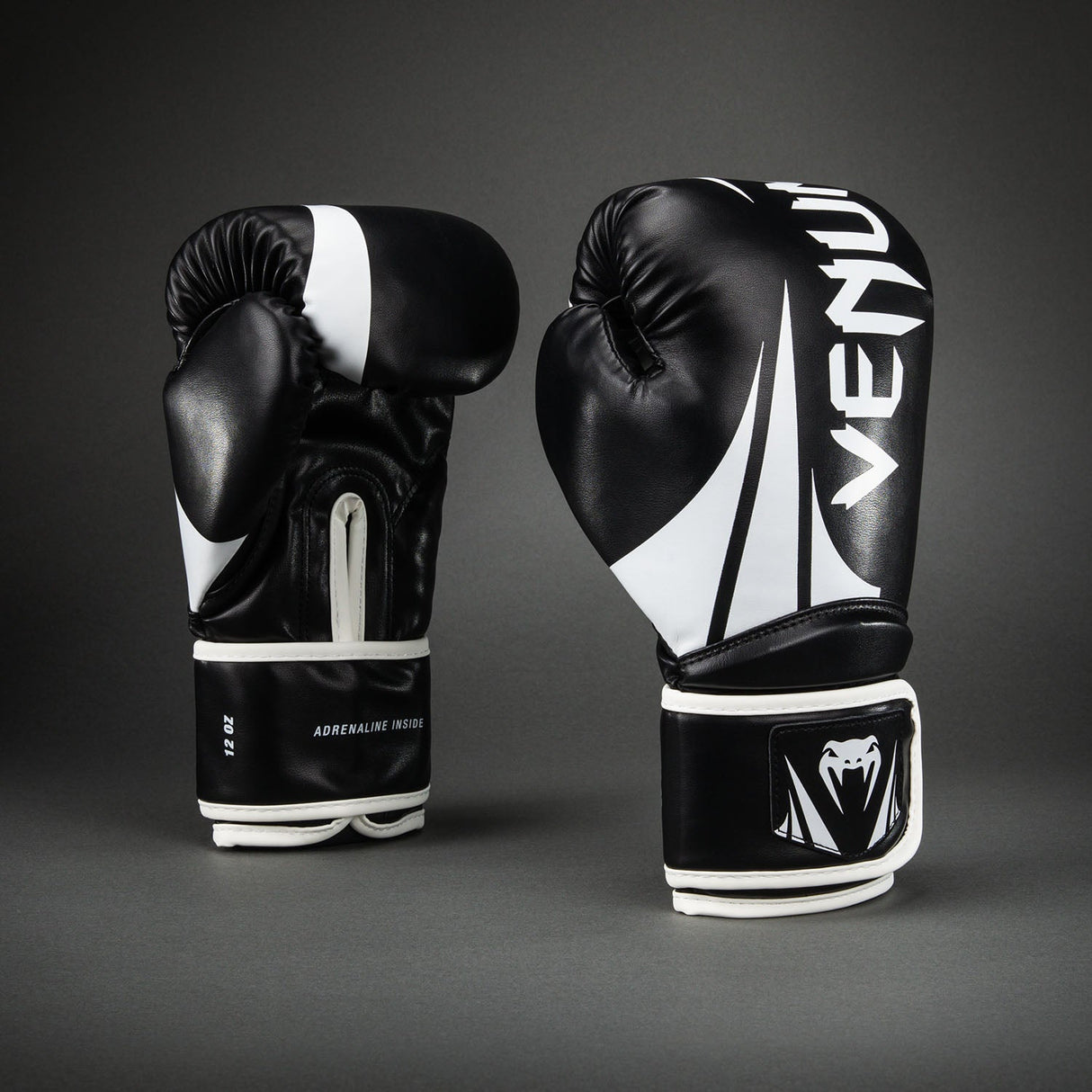 Venum Challenger 2.5 Boxing Gloves – Black/White - back