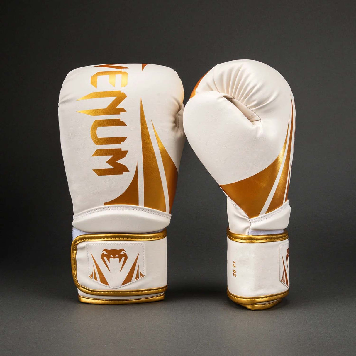 Venum Challenger 2.5 Boxing Gloves White/Gold at Bytomic Trade and Wholesale