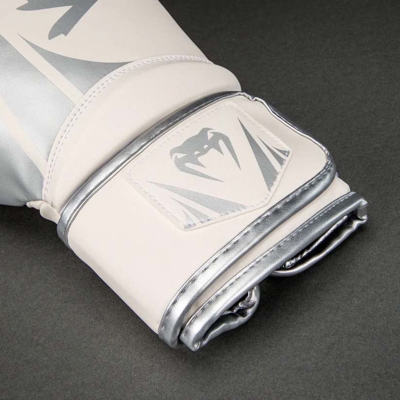 Venum Challenger 2.5 Boxing Gloves White/Silver at Bytomic Trade and Wholesale