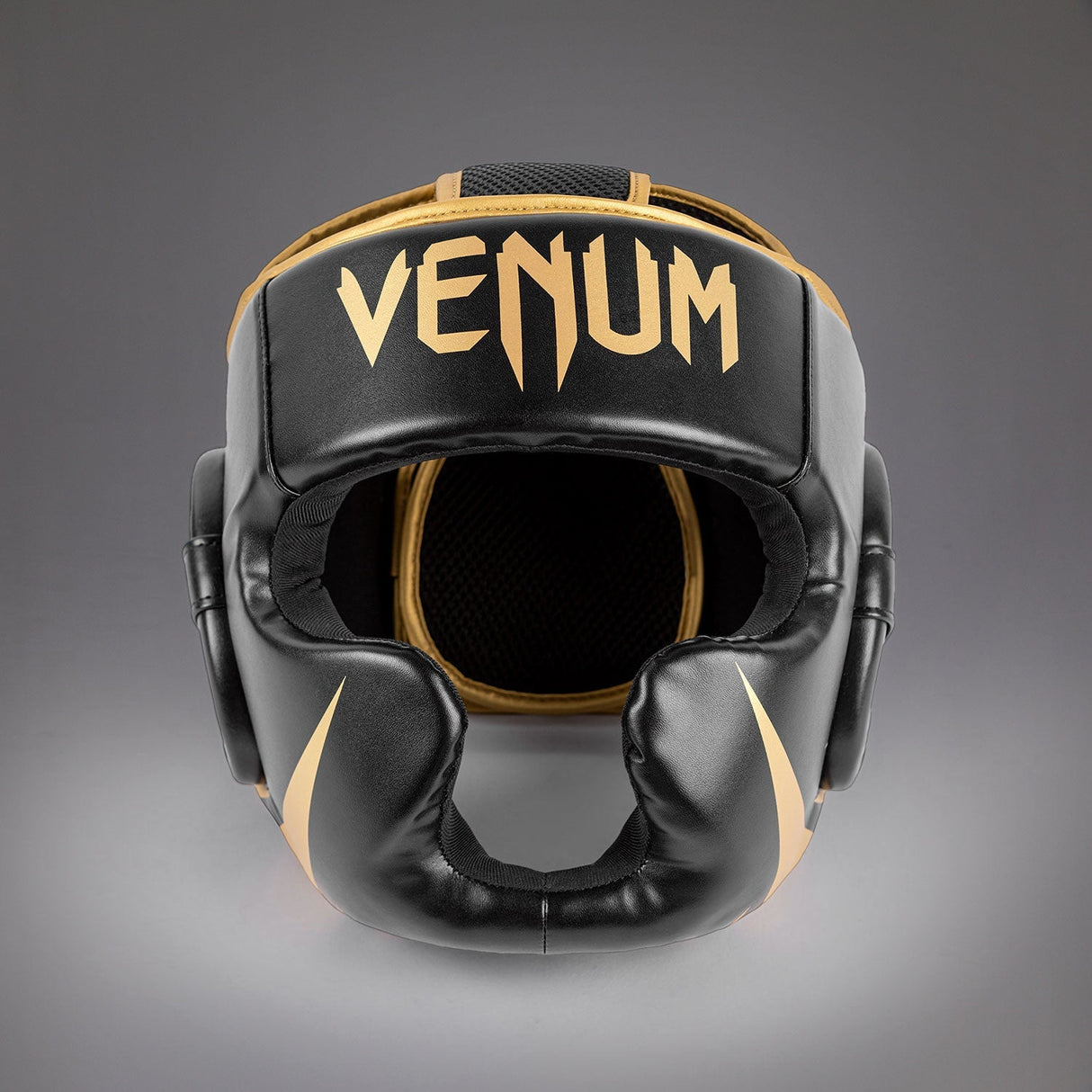 Venum Challenger Headgear Black/Gold at Bytomic Trade and Wholesale