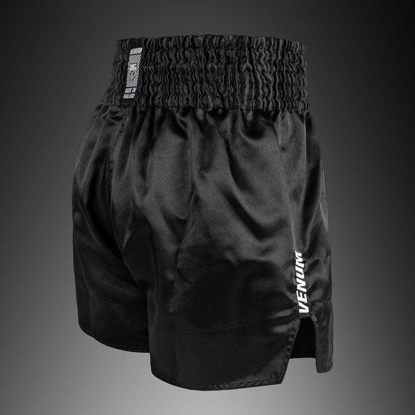Venum Classic Evo Muay Thai Shorts Black/White at Bytomic Trade and Wholesale