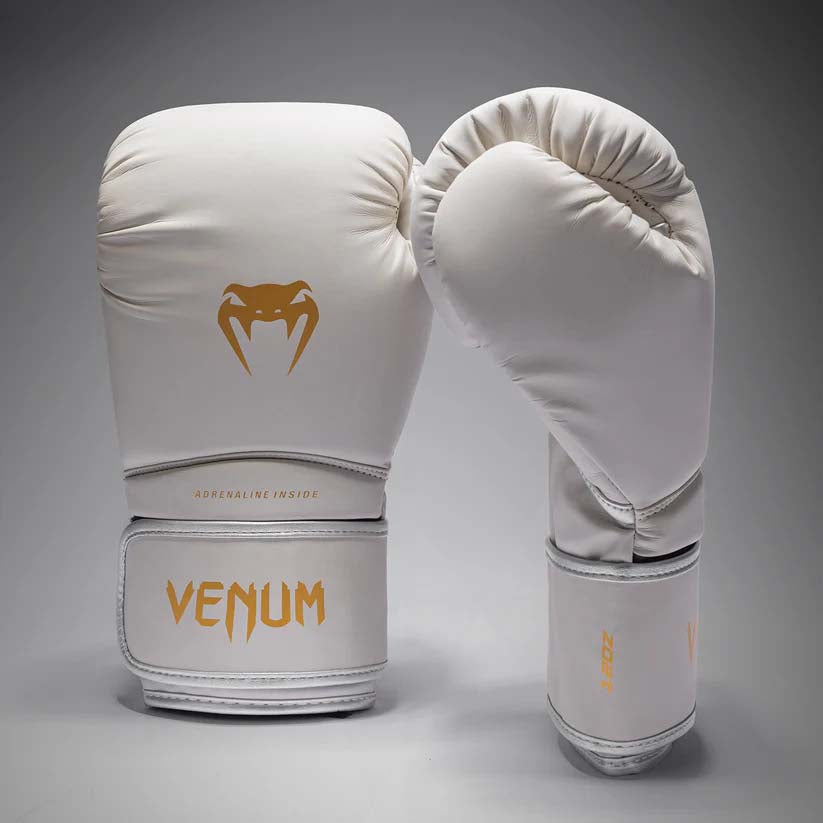 Venum Contender 1.5 Boxing Gloves Ivory/Gold at Bytomic Trade and Wholesale