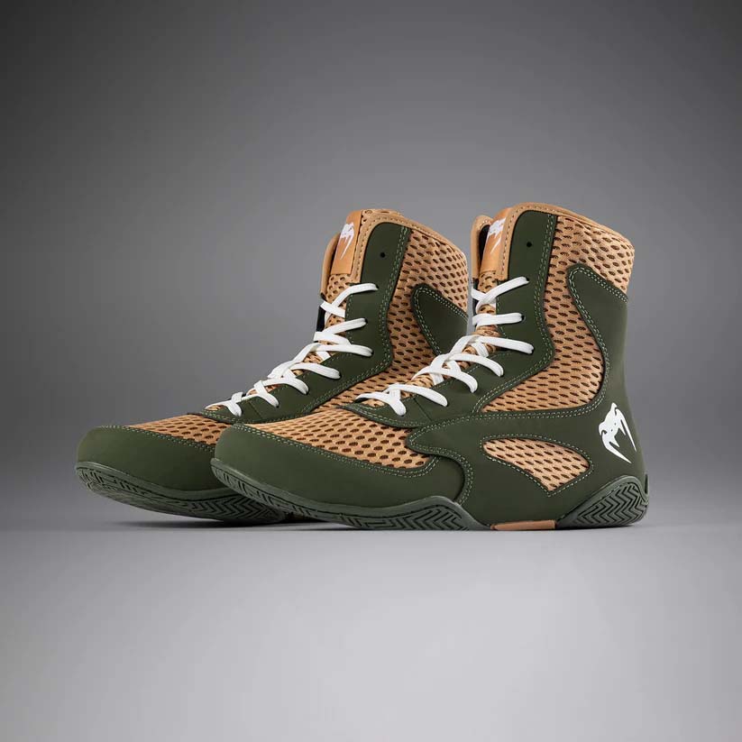 Venum Contender Boxing Boots Military Green/Sand at Bytomic Trade and Wholesale