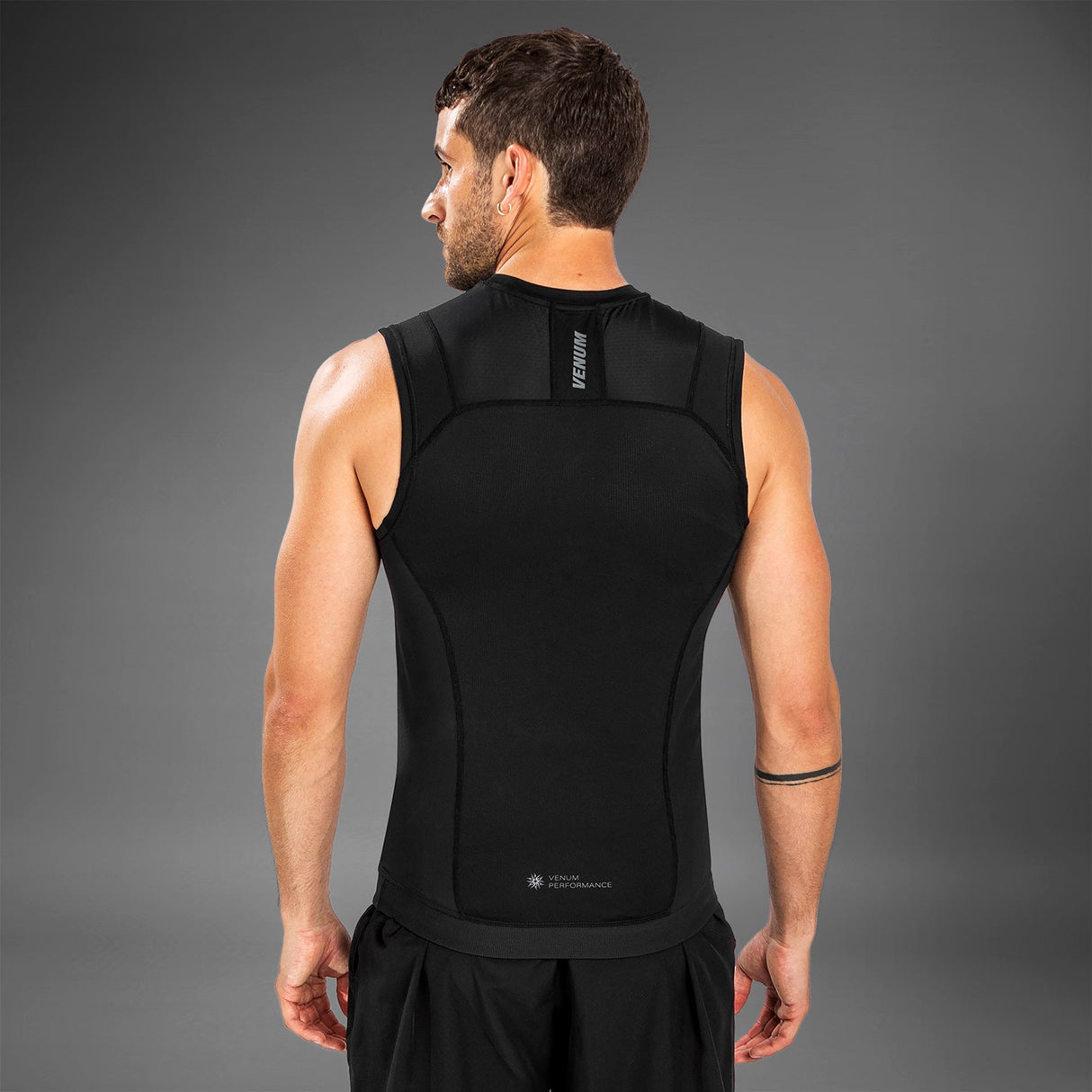 Venum G Fit Air Rashguard Sleeveless Black - back