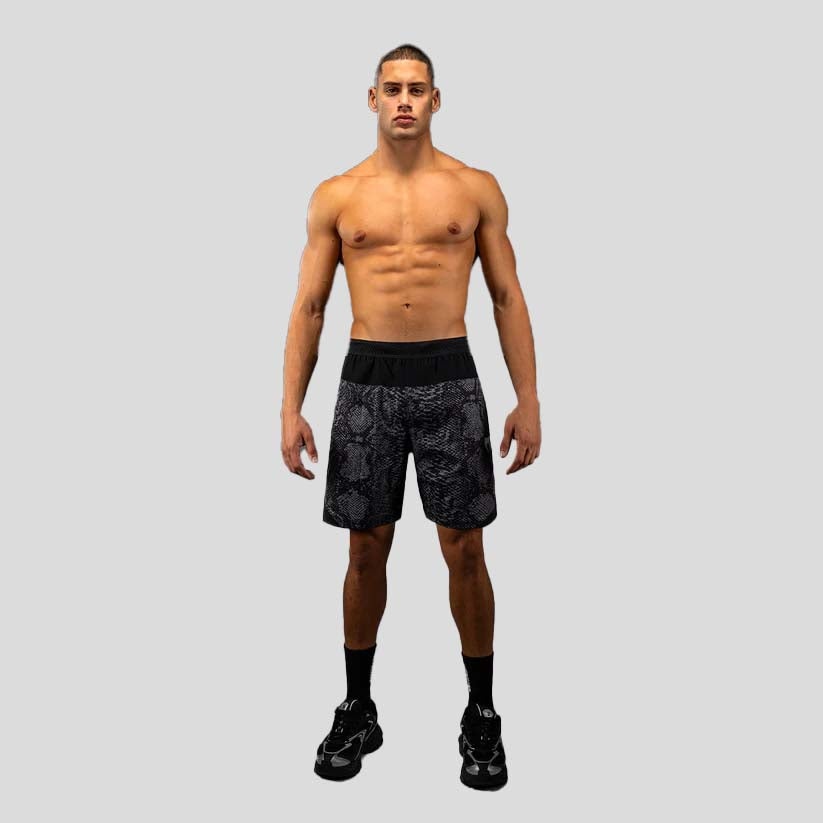 Venum G-Fit Scales Training Shorts Black/Charcoal Grey at Bytomic Trade and Wholesale
