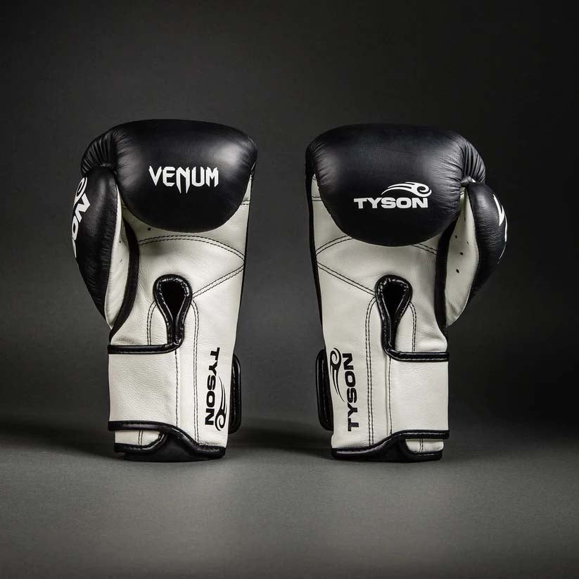 Venum Giant 2.0 Mike Tyson Pro Boxing Gloves Deep Black/Optical White at Bytomic Trade and Wholesale