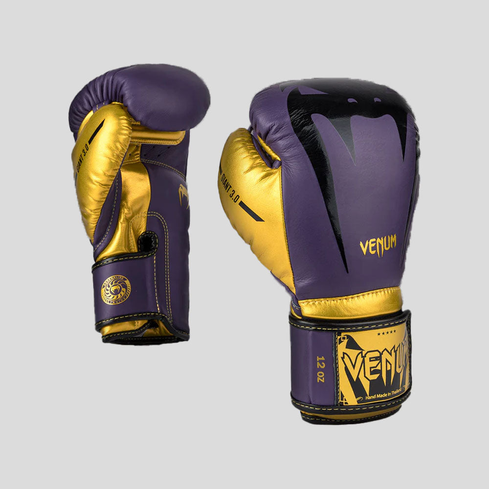 Venum Giant 3.0 Boxing Gloves Dark Purple/Gold at Bytomic Trade and Wholesale