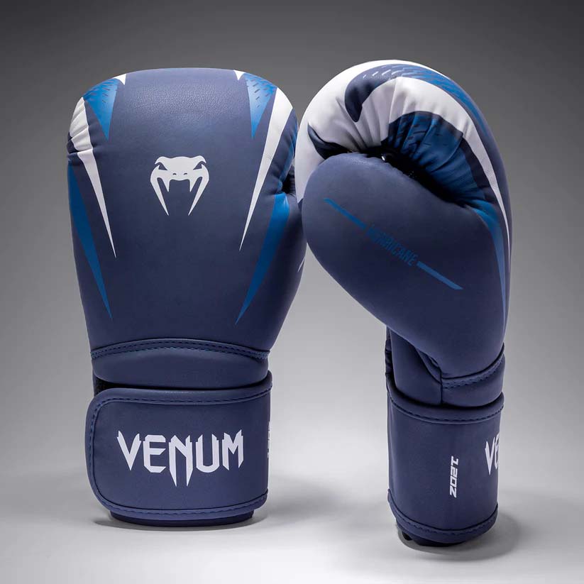 Venum Hurricane Boxing Gloves Midnight Blue/White at Bytomic Trade and Wholesale