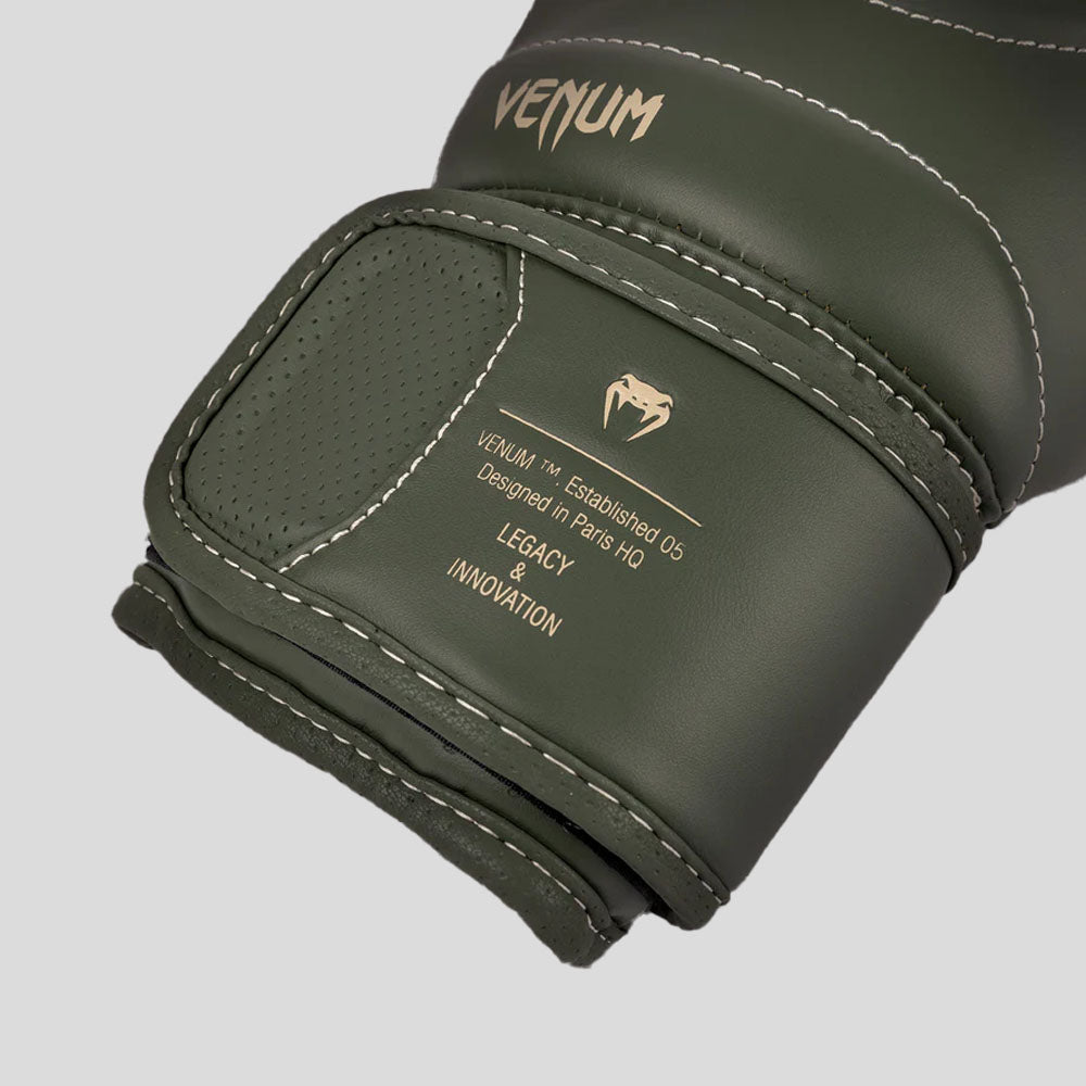 Venum Impact Evo Boxing Gloves Military Green at Bytomic Trade and Wholesale