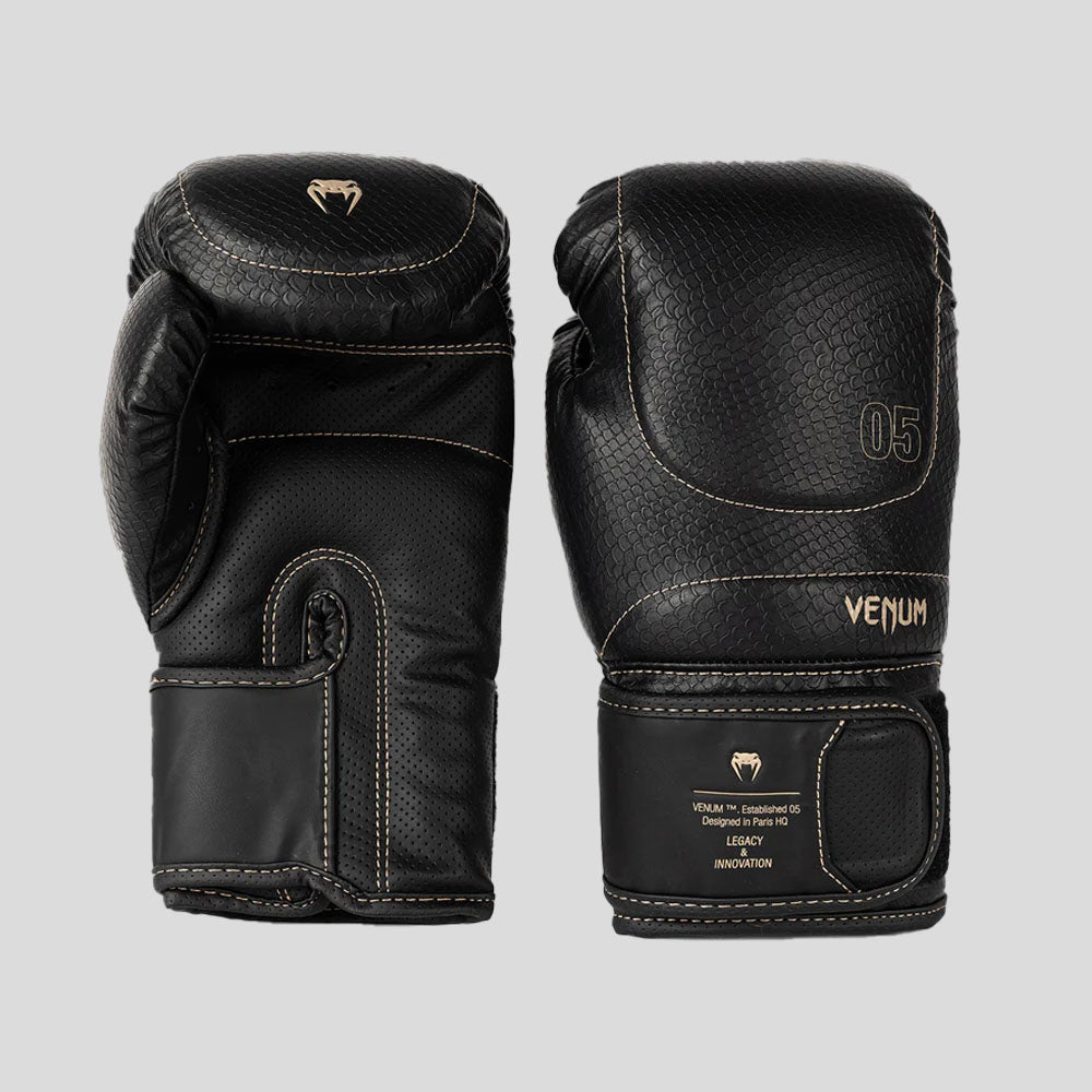 Venum Impact Evo Scales Boxing Gloves Black at Bytomic Trade and Wholesale