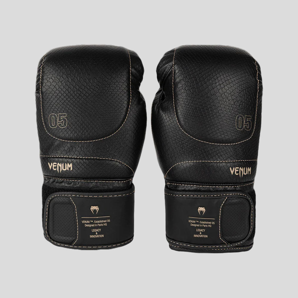 Venum Impact Evo Scales Boxing Gloves Black at Bytomic Trade and Wholesale