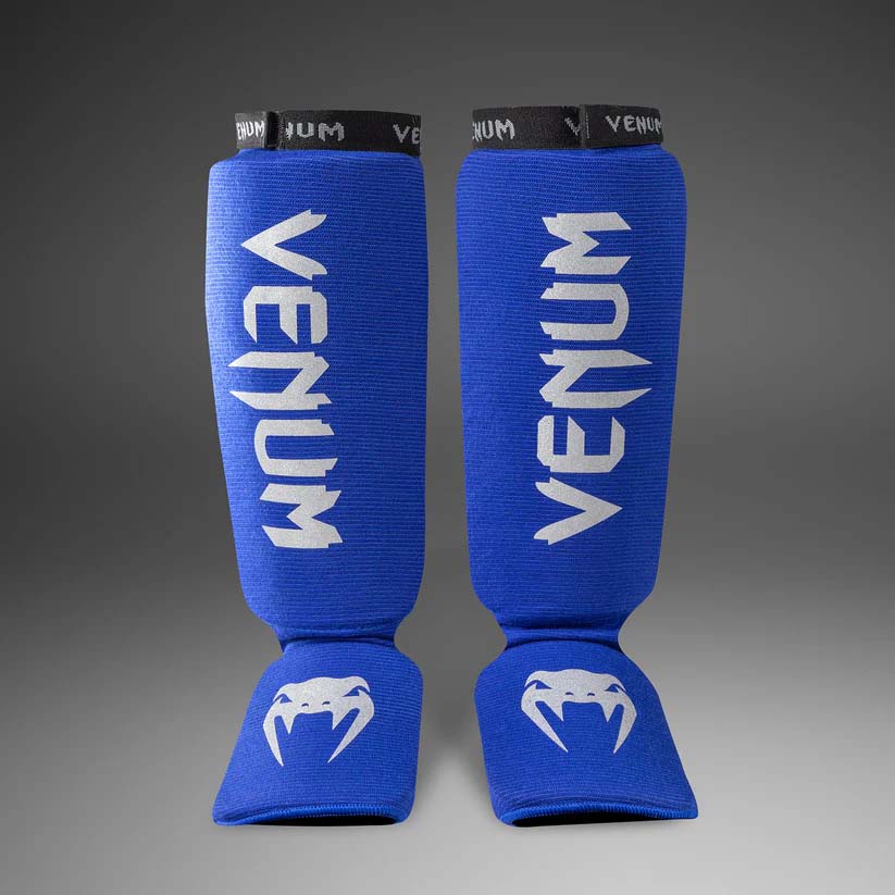 Venum Kontact Shin Guards Royal Blue/ Silver at Bytomic Trade and Wholesale