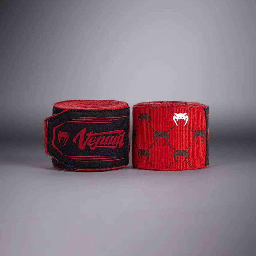 Venum Monogram Advanced Hand Wraps Red at Bytomic Trade and Wholesale