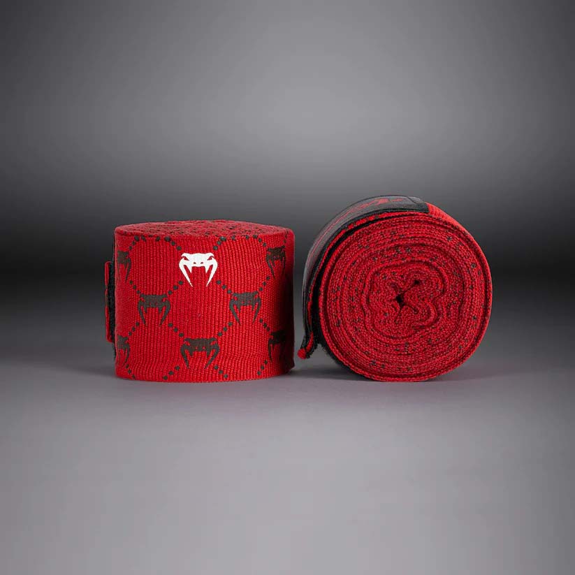Venum Monogram Advanced Hand Wraps Red at Bytomic Trade and Wholesale