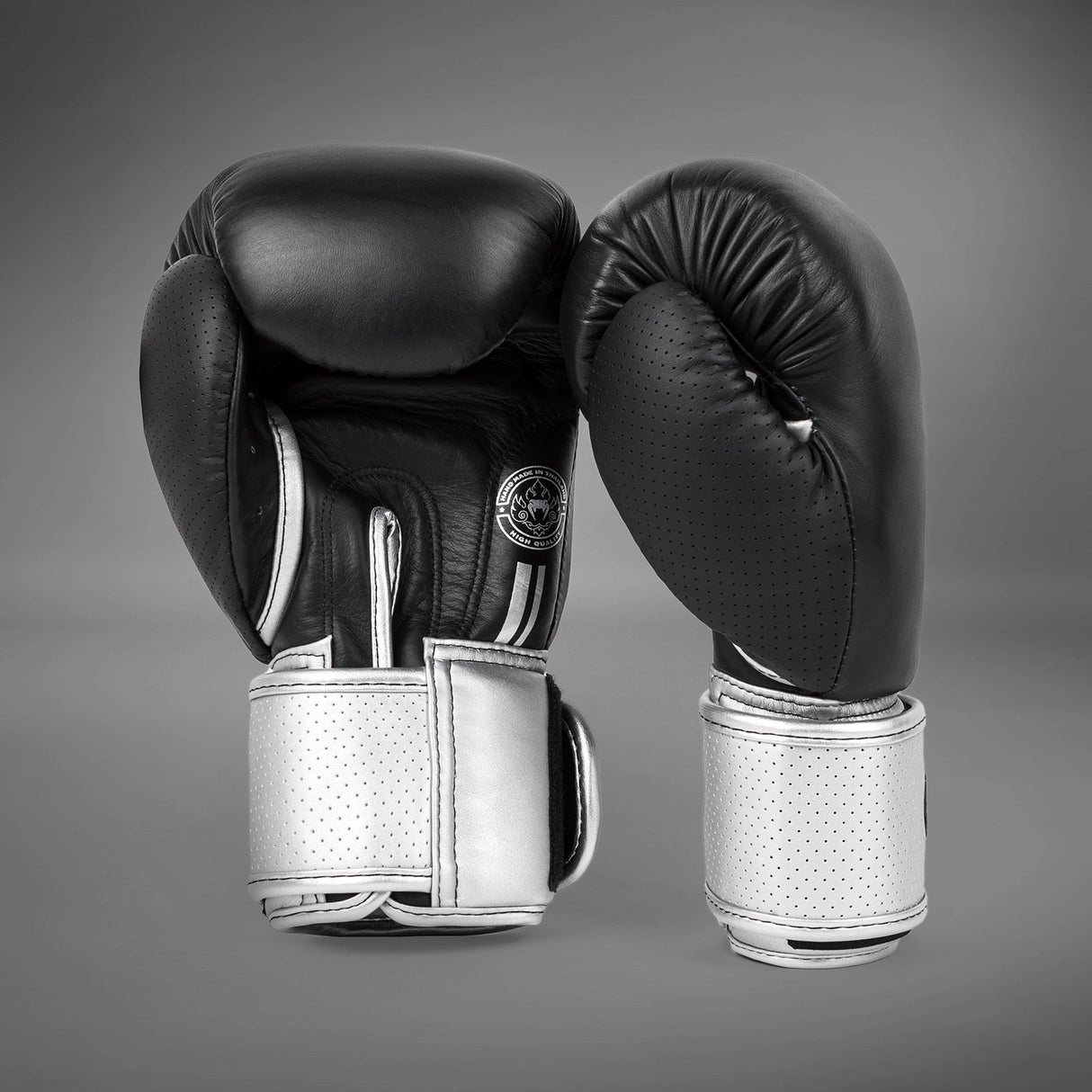Venum Power 2.0 Boxing Gloves Black/Silver - back