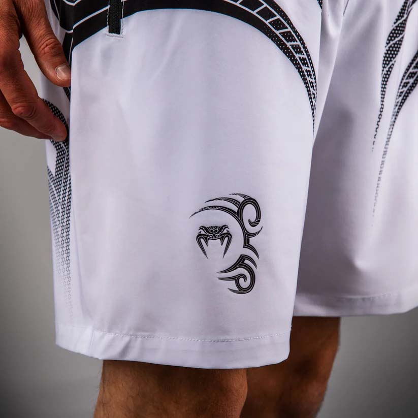 Venum x Mike Tyson Tiger Training Shorts Optical White/Deep Black