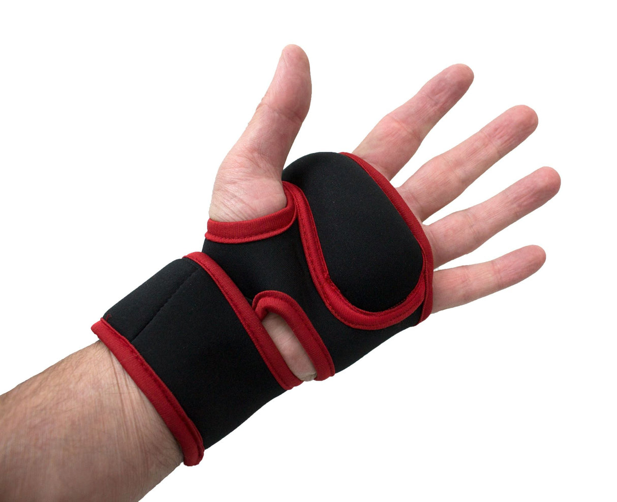 Budoland hand weights Neoprene blackred 750 g at Bytomic Trade and Wholesale