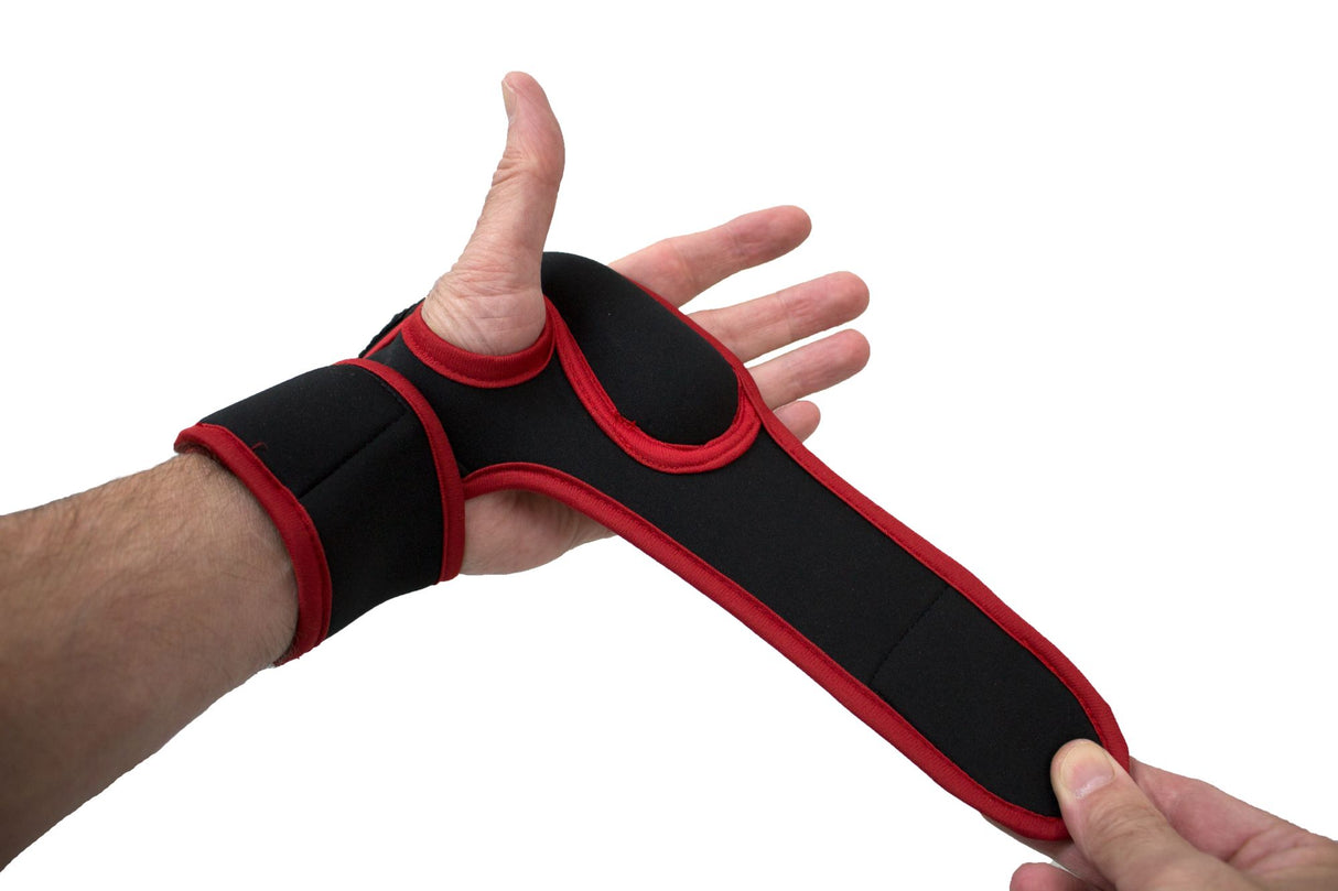 Budoland hand weights Neoprene blackred 750 g at Bytomic Trade and Wholesale