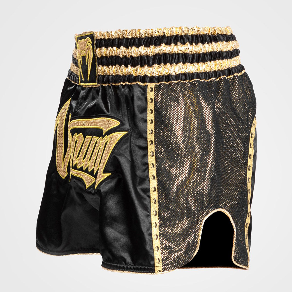 Black/Gold Venum Absolute 2.0 Muay Thai Shorts at Bytomic Trade and Wholesale