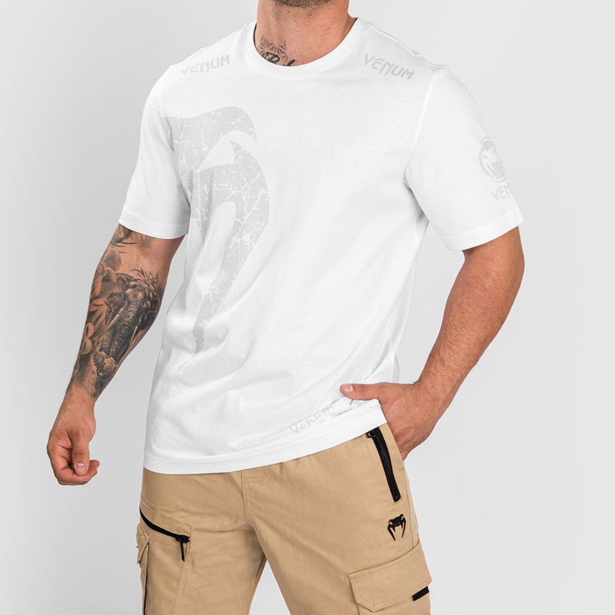 White Venum Giant T-Shirt at Bytomic Trade and Wholesale