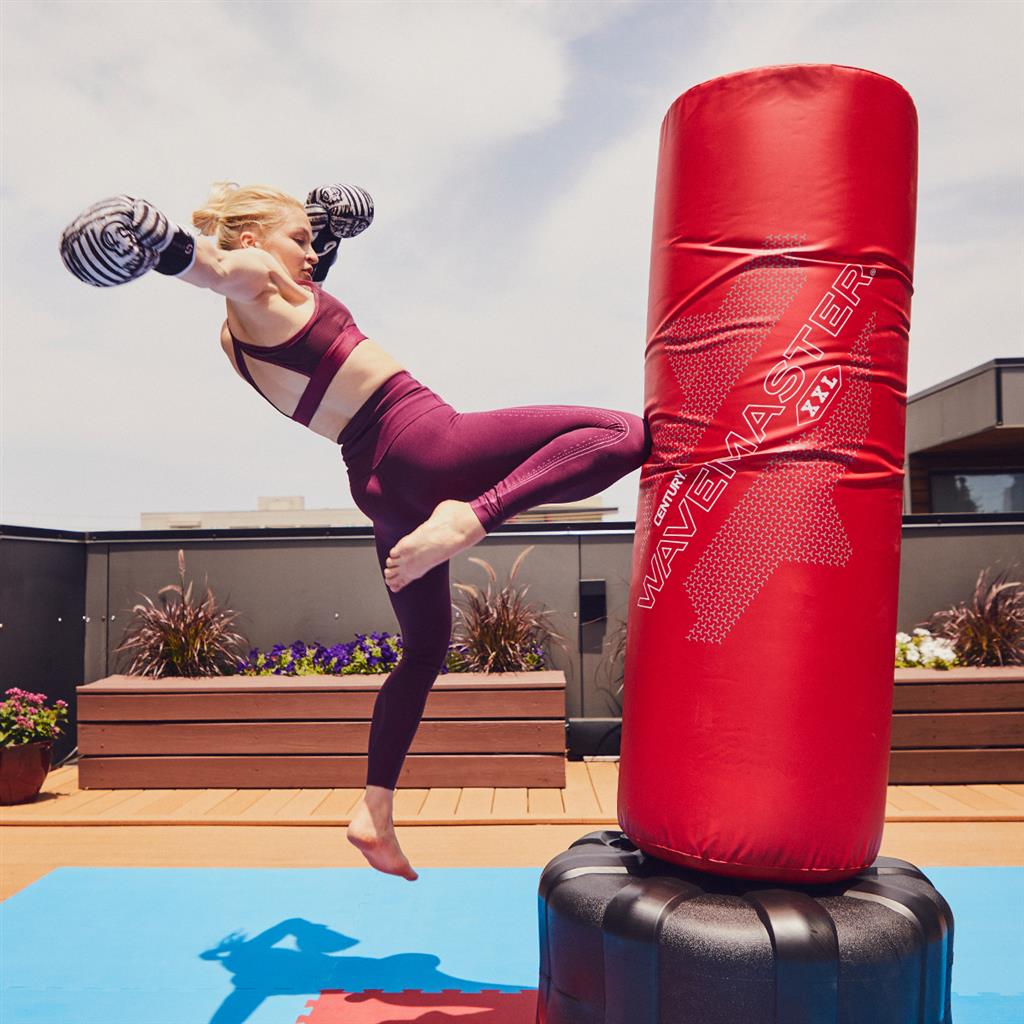Red Century XXL Wavemaster Freestanding Punch Bag at Bytomic Trade and Wholesale