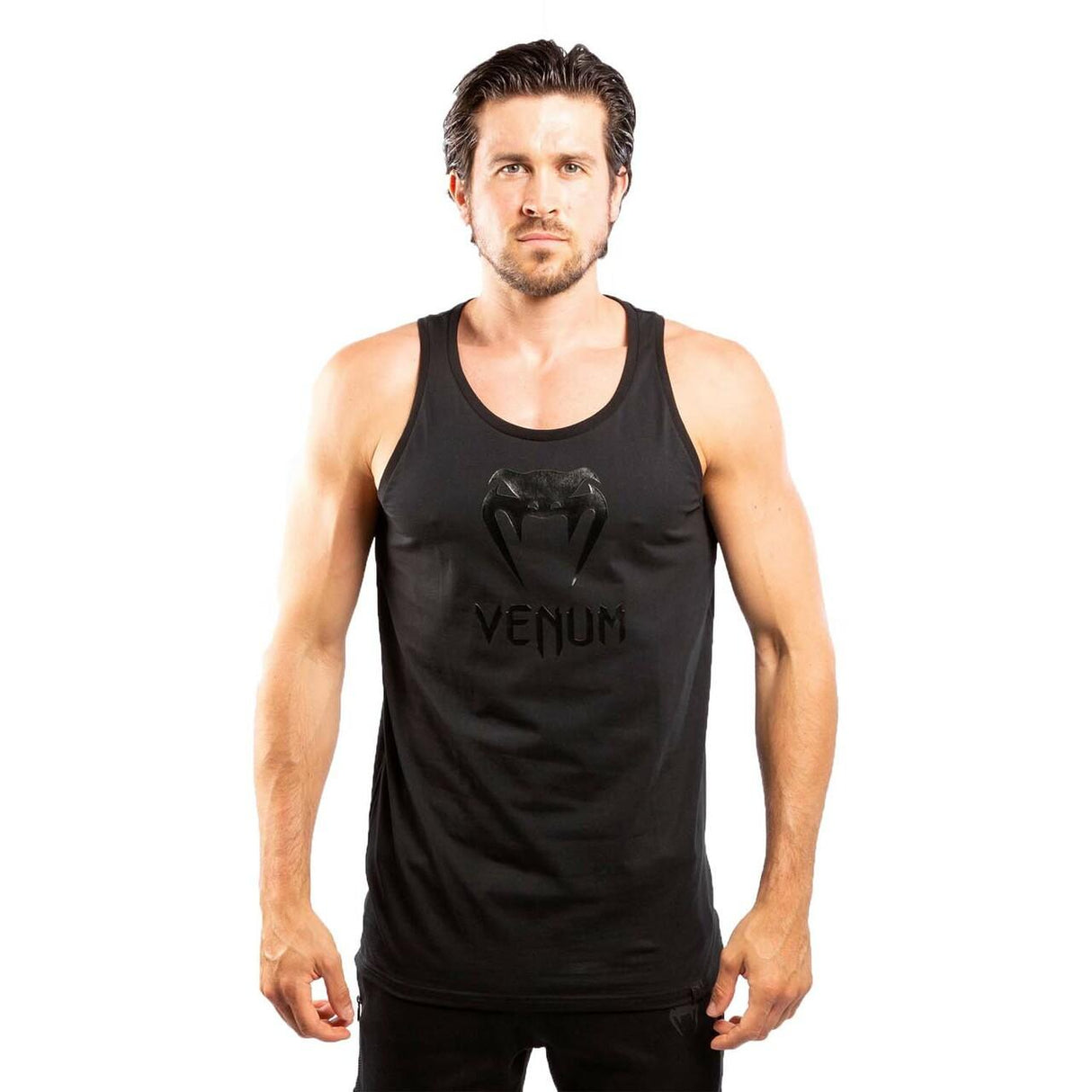 Black-Grey Venum Classic Tank Top    at Bytomic Trade and Wholesale