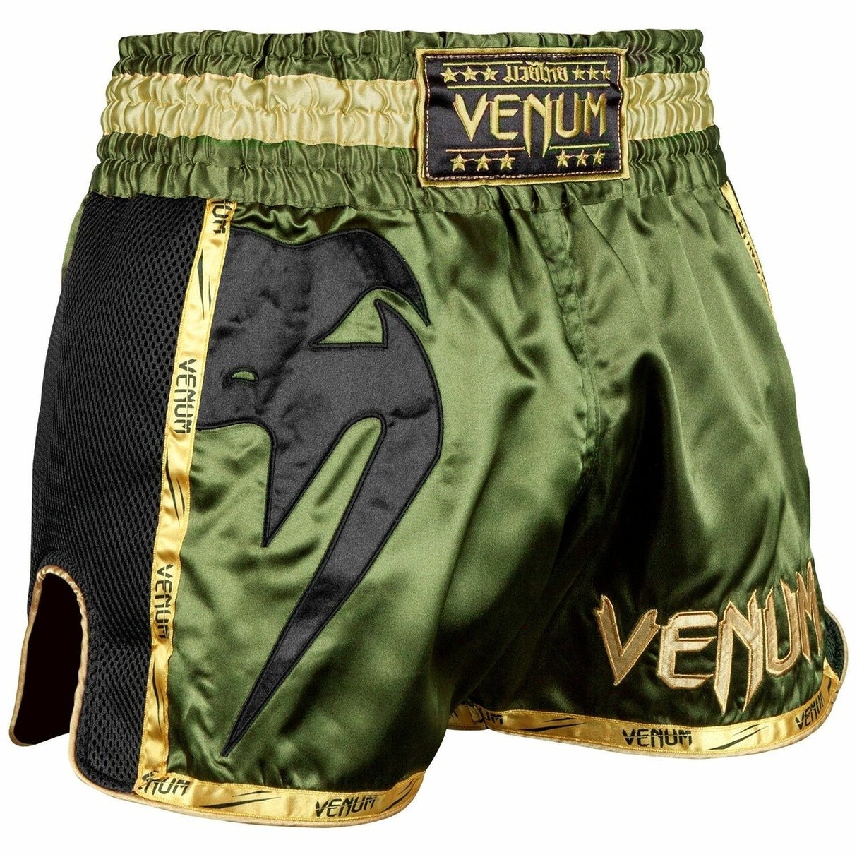 Venum Giant Muay Thai Shorts Khaki/Black XXL at Bytomic Trade and Wholesale