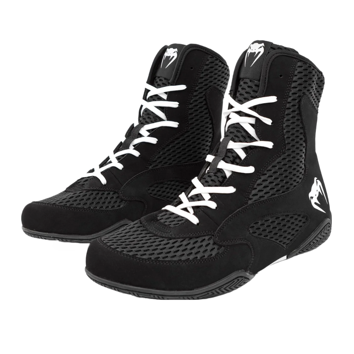 Black/White Venum Contender Boxing Shoes at Bytomic Trade and Wholesale