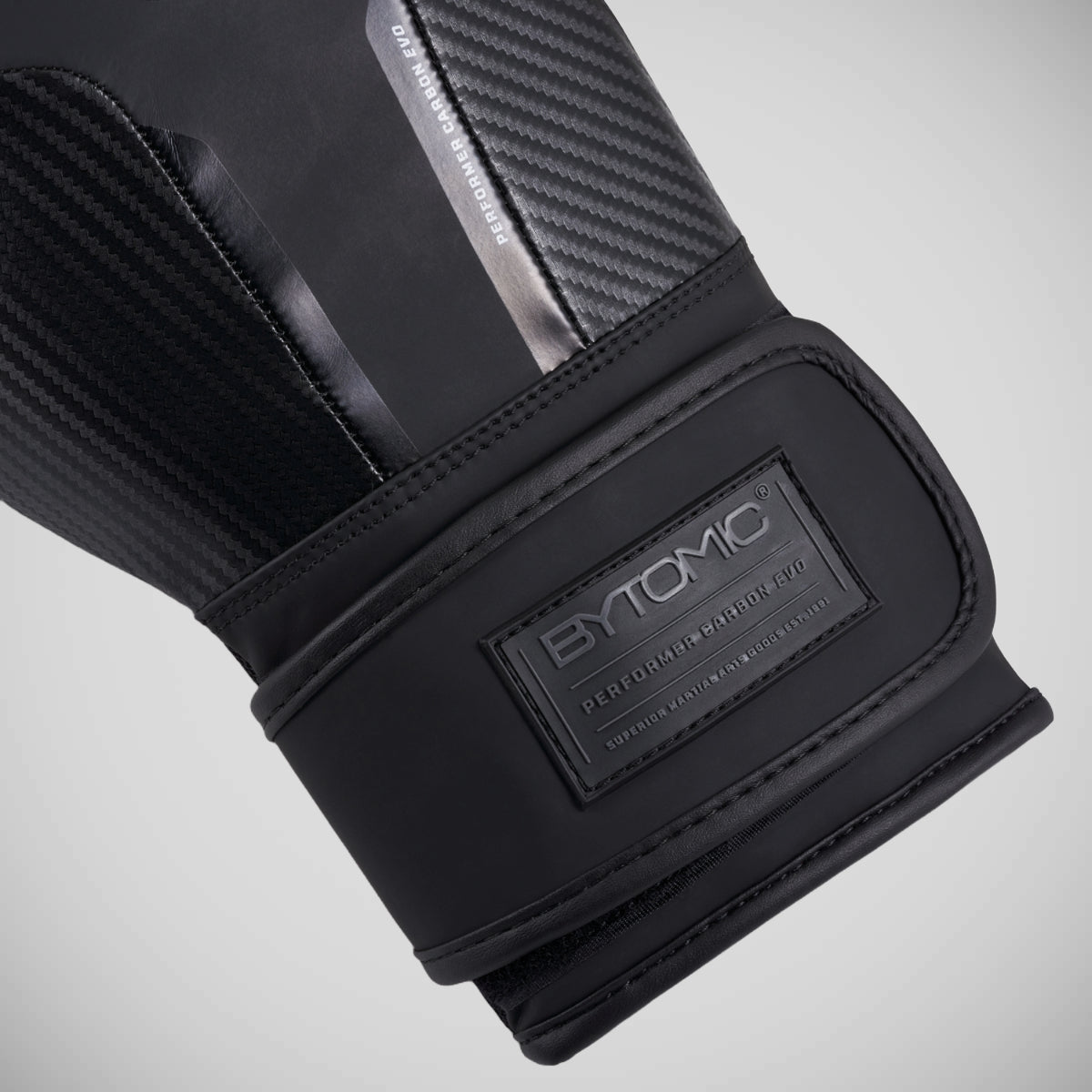 Black/Black Bytomic Performer Carbon Evo Boxing Gloves at Bytomic Trade and Wholesale