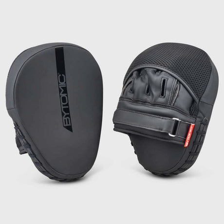 Black/Black Bytomic Red Label Kids Focus Mitts    at Bytomic Trade and Wholesale