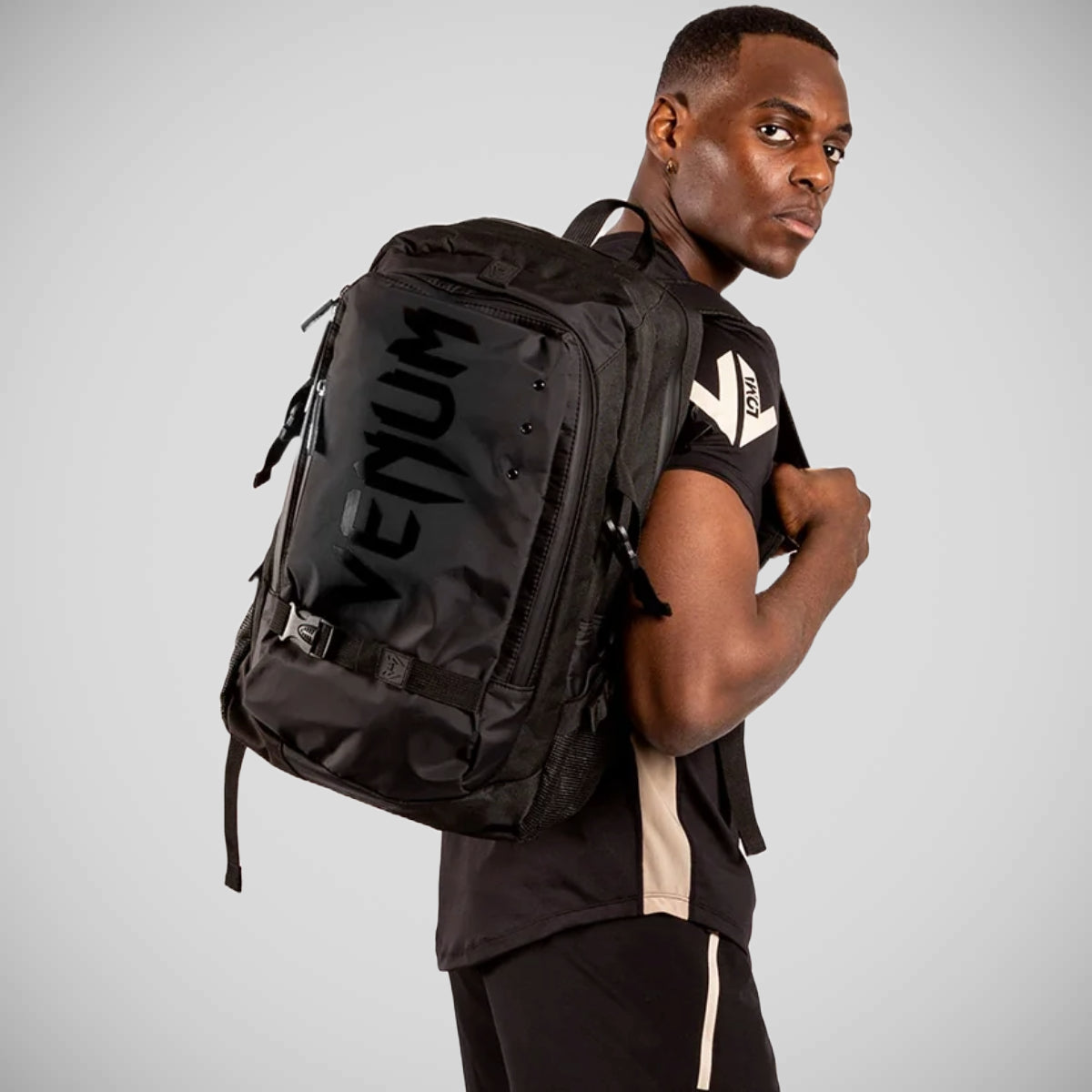Black/Black Venum Challenger Pro Evo Back Pack at Bytomic Trade and Wholesale