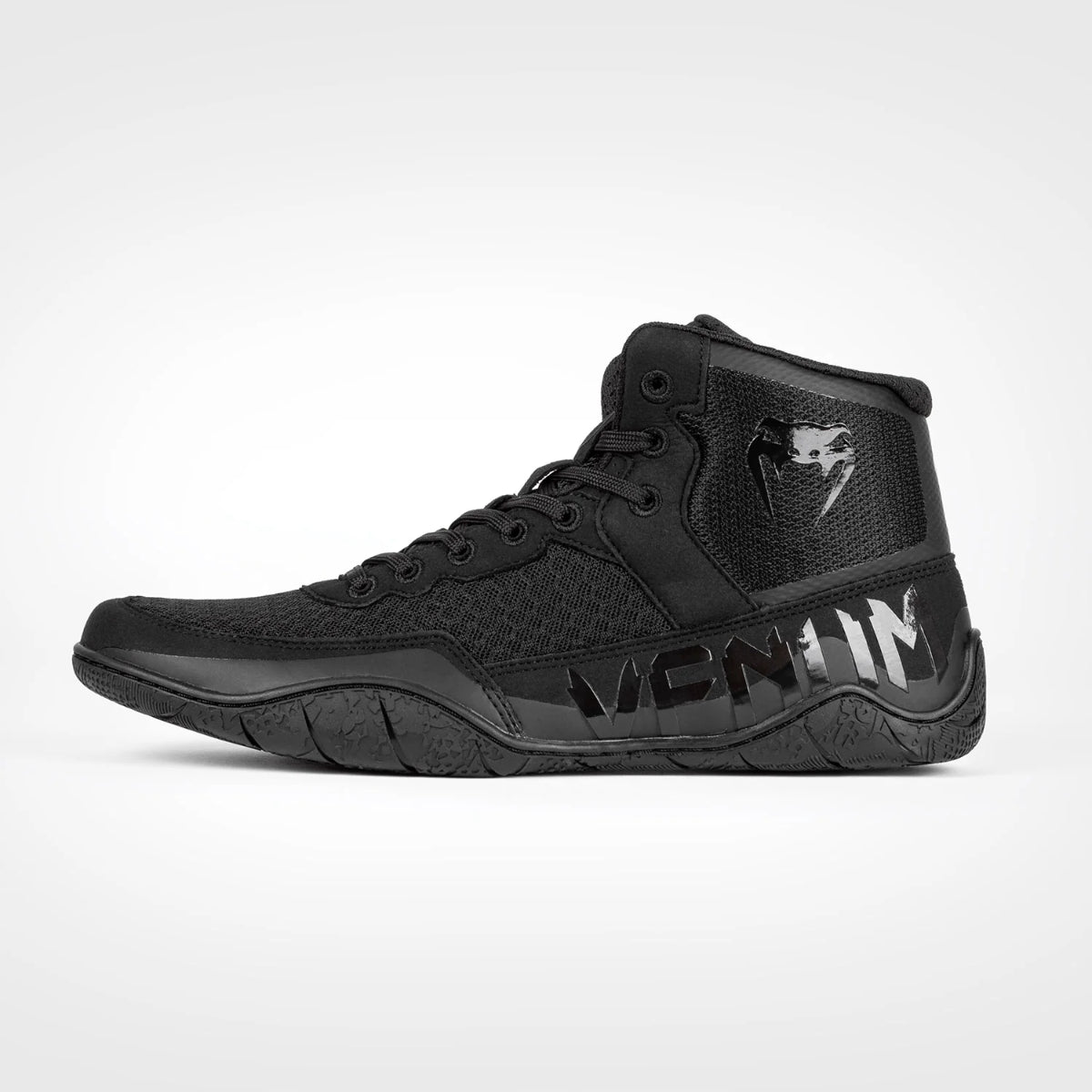 Black/Black Venum Elite Wrestling Shoes at Bytomic Trade and Wholesale