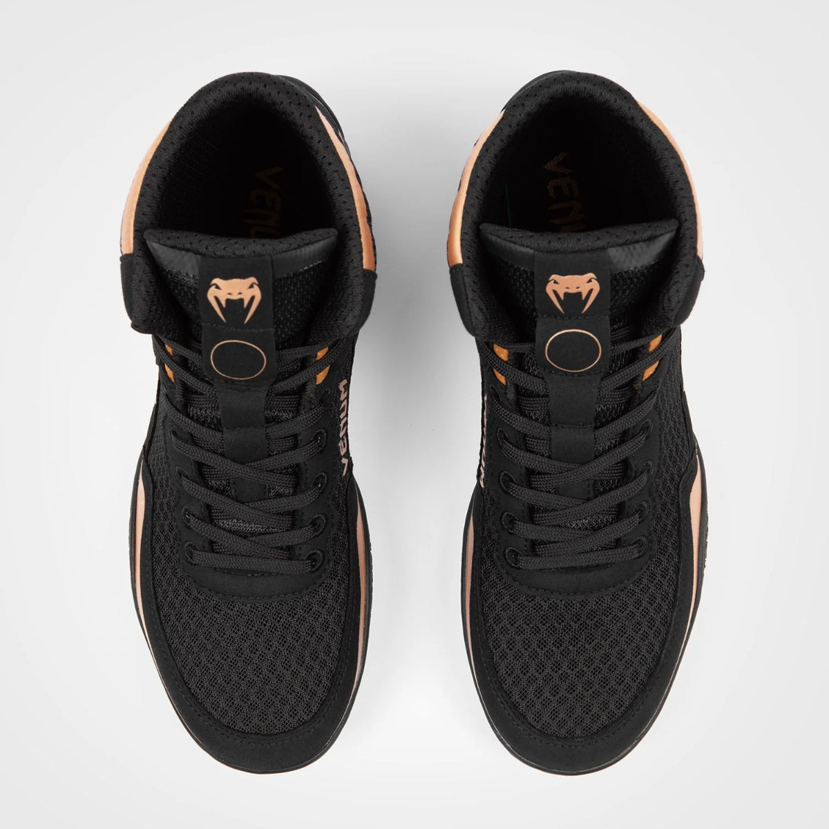 Black/Bronze Venum Elite Wrestling Shoes at Bytomic Trade and Wholesale