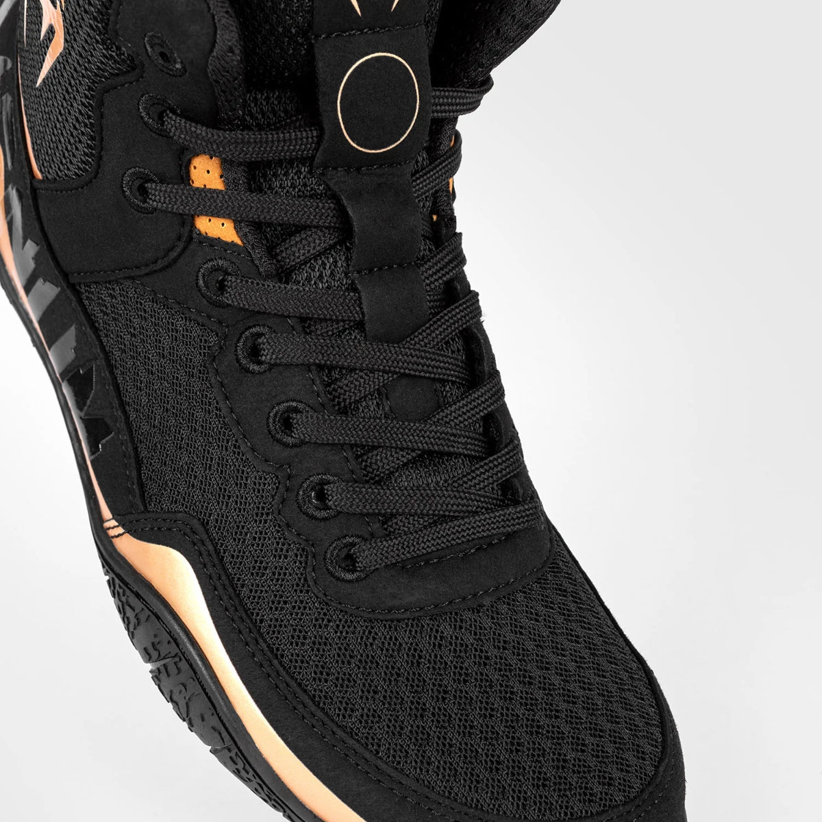 Black/Bronze Venum Elite Wrestling Shoes at Bytomic Trade and Wholesale