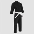 Black Bytomic Red Label 7oz Lightweight Karate Uniform at Bytomic Trade and Wholesale