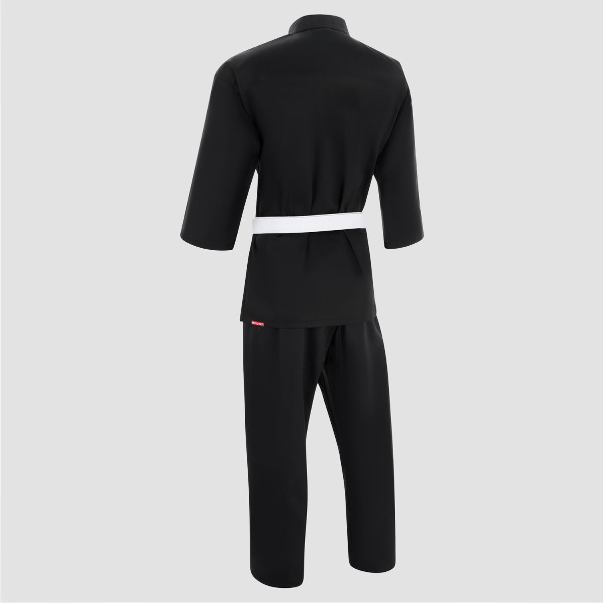 Black Bytomic Red Label 7oz Lightweight Karate Uniform at Bytomic Trade and Wholesale