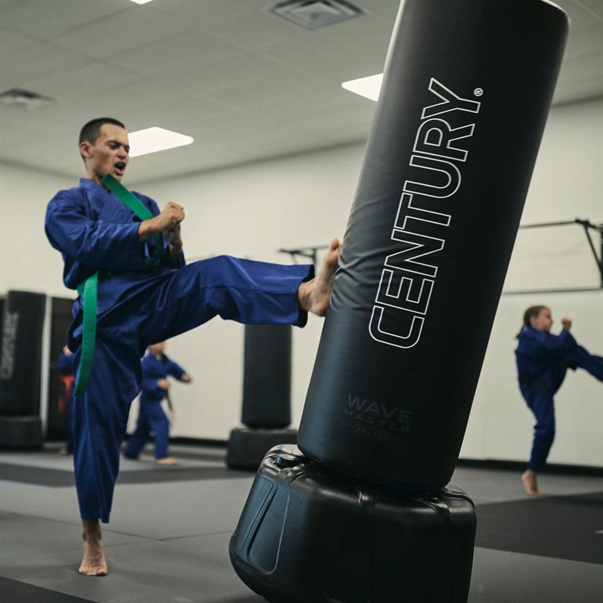 Black Century Wavemaster 2XL Pro Freestanding Punch Bag at Bytomic Trade and Wholesale