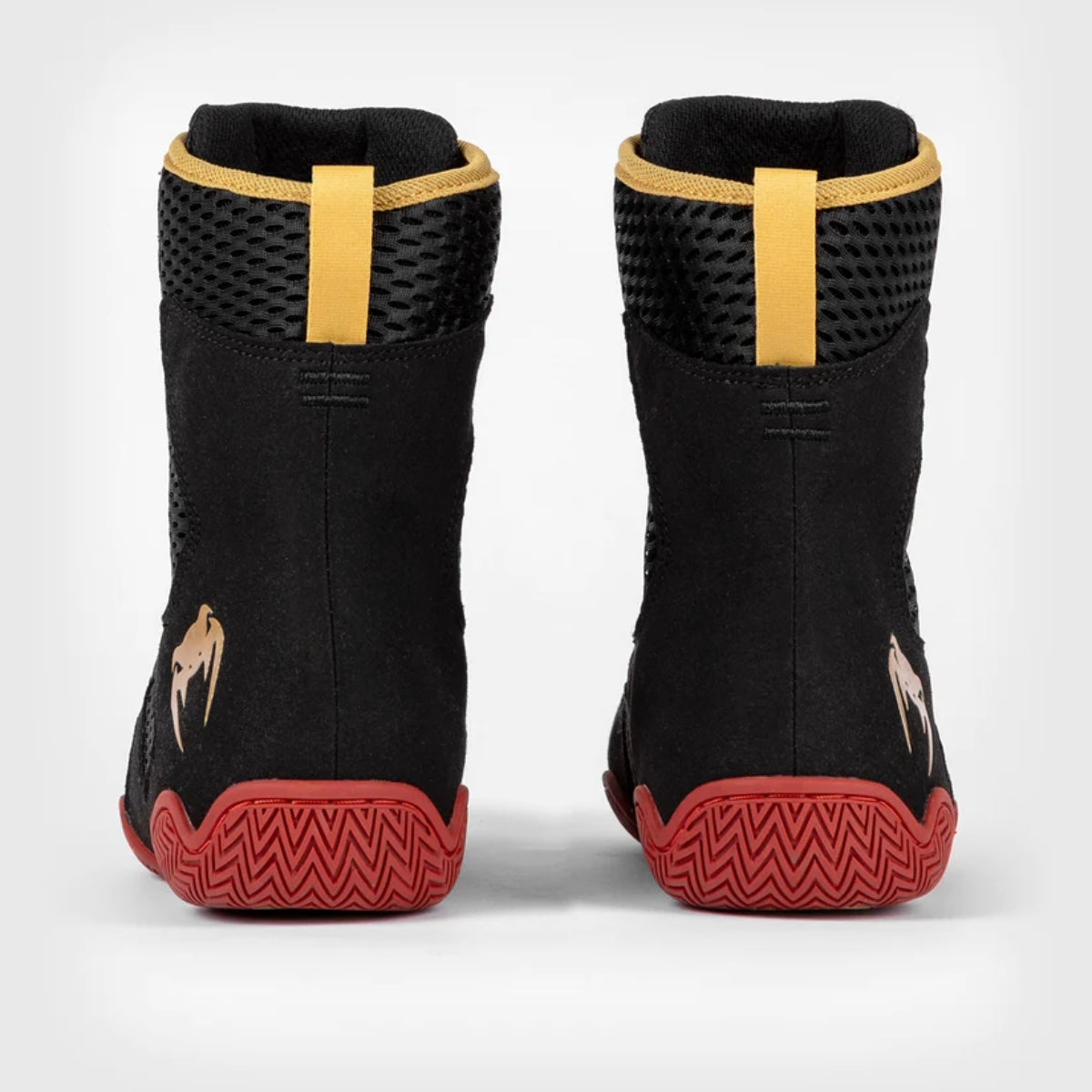 Black/Gold/Red Venum Contender Boxing Shoes at Bytomic Trade and Wholesale