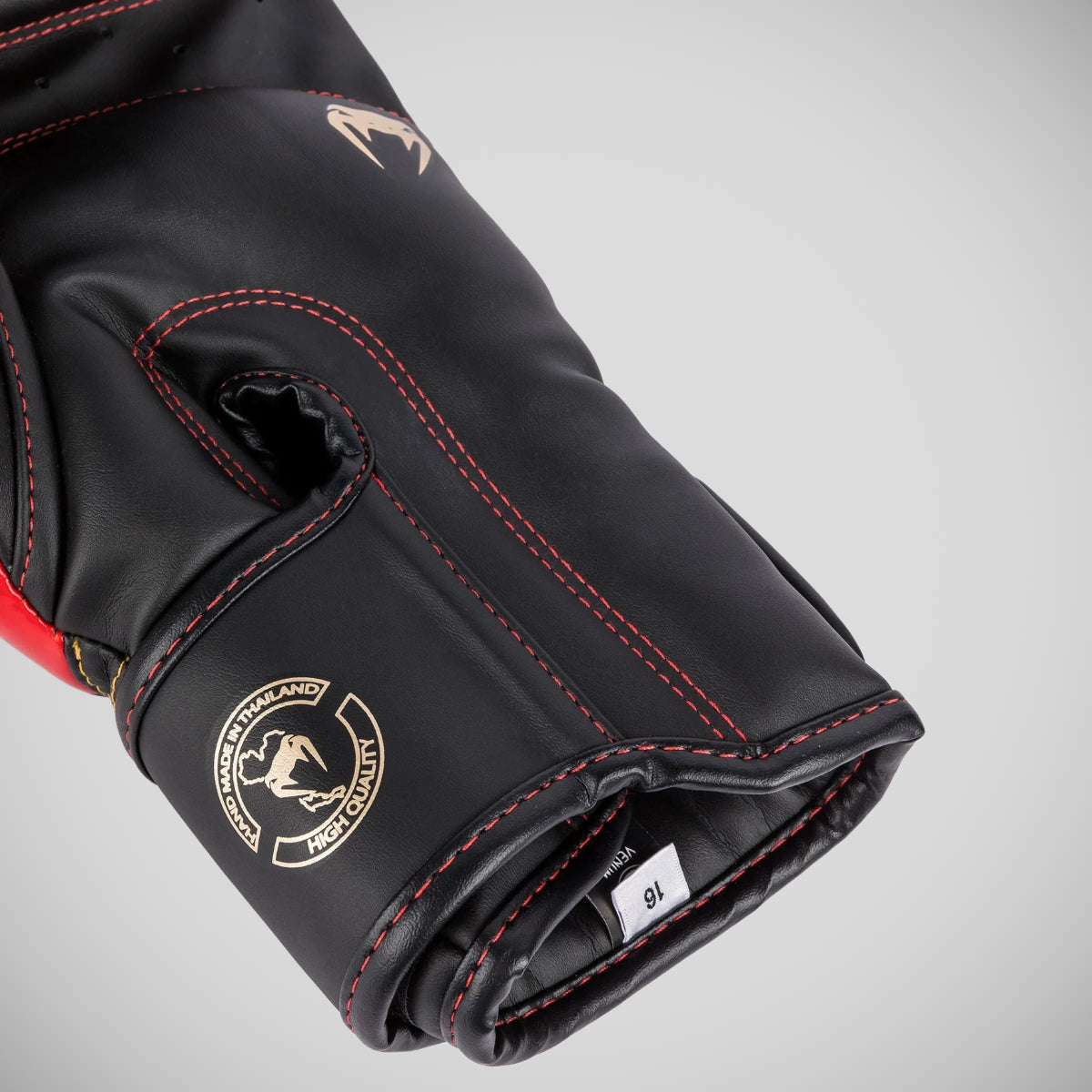 Black/Gold/Red Venum Elite Boxing Gloves at Bytomic Trade and Wholesale