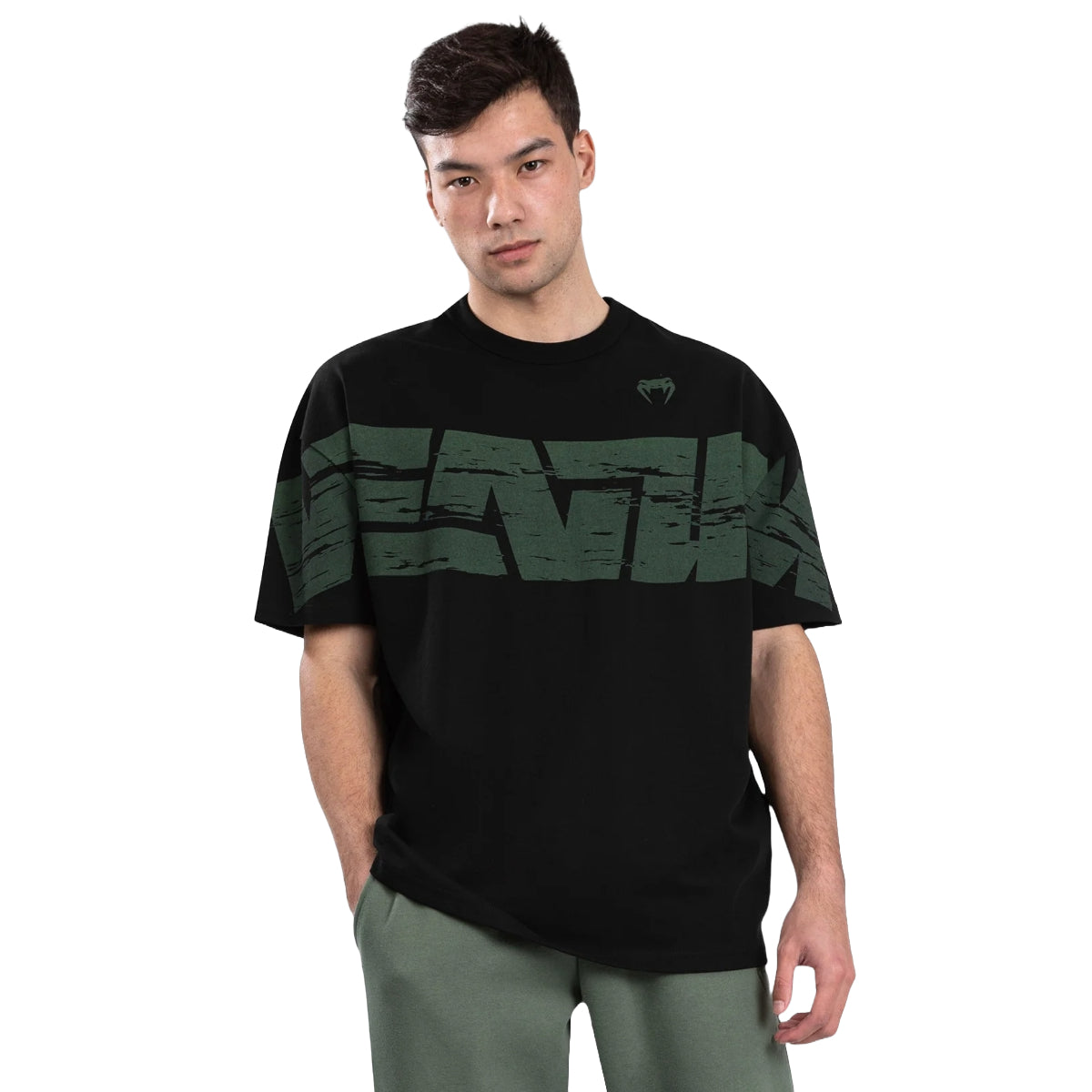 Black/Green Venum Connect XL T-Shirt at Bytomic Trade and Wholesale