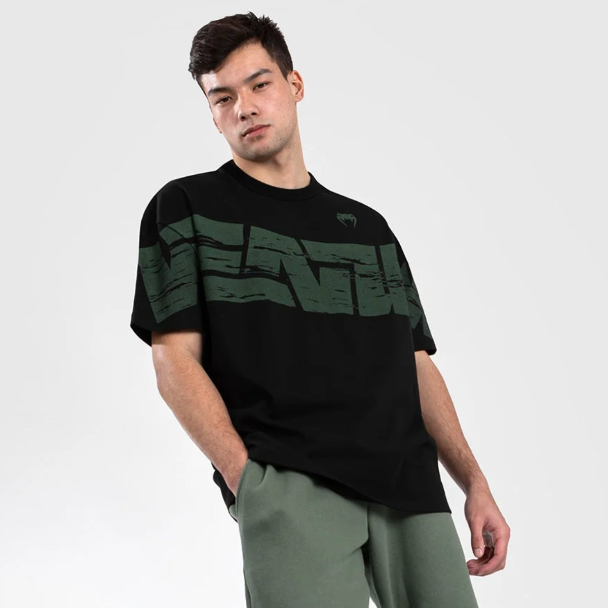 Black/Green Venum Connect XL T-Shirt at Bytomic Trade and Wholesale